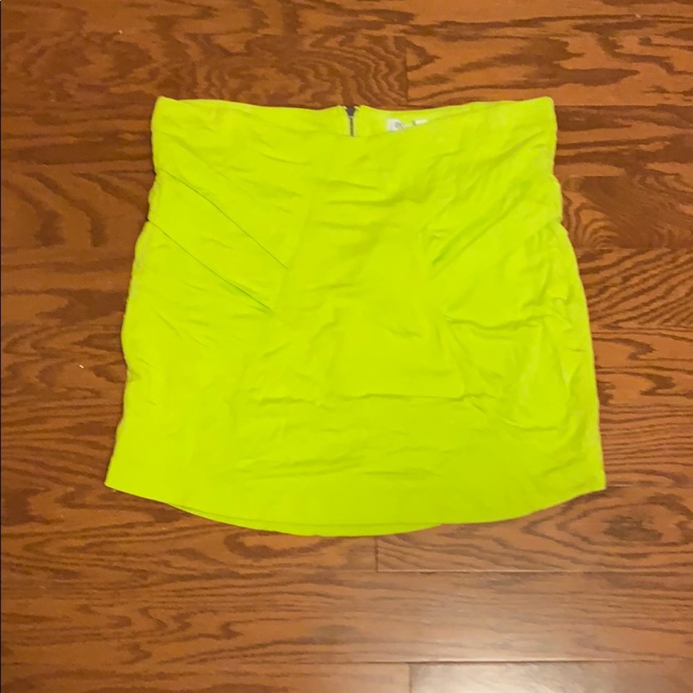 NWT Lime Green BCBGeneration Skirt, L